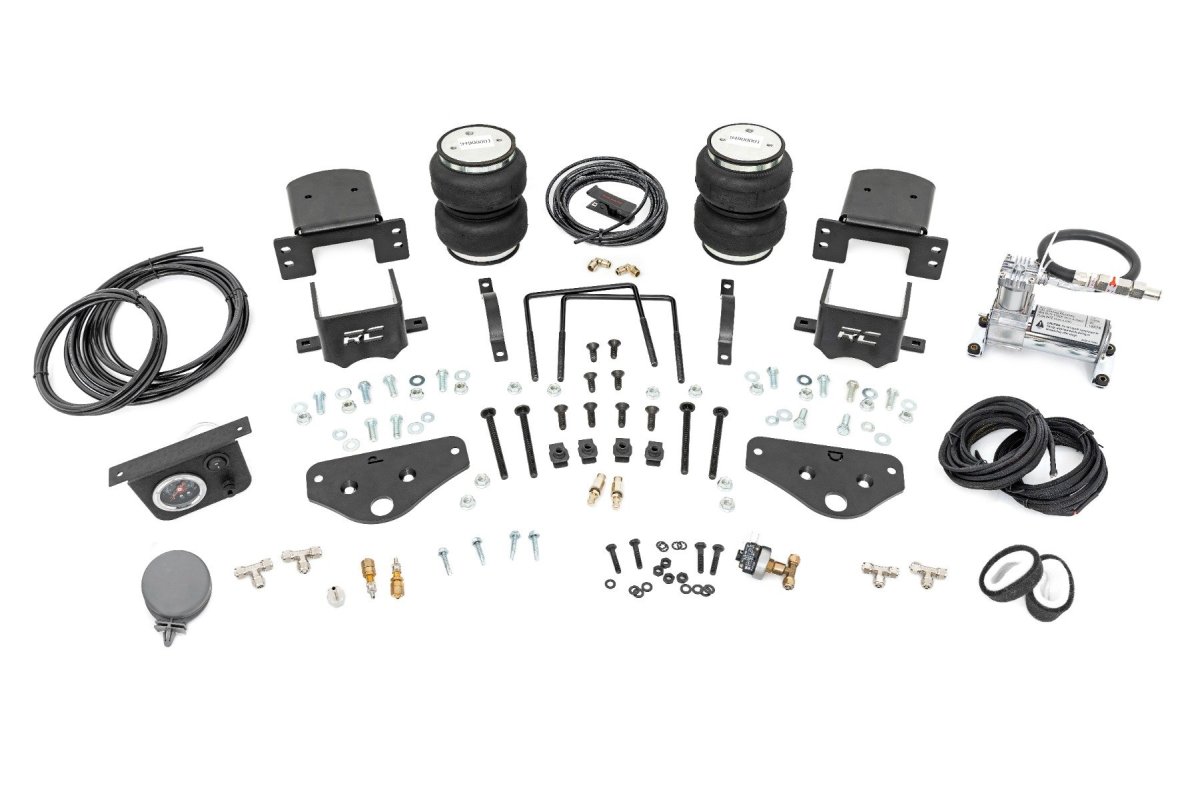 Ford F-250 Super Duty Air Spring Kit - Rear - Rough Country - w/compressor - '17-'25